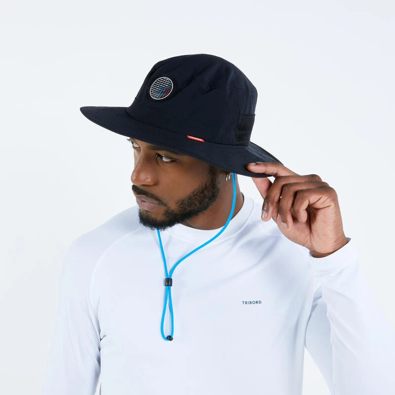 Tribord Chapeau Bateau Sailing 500 Adulte Voile Noir â Image 3