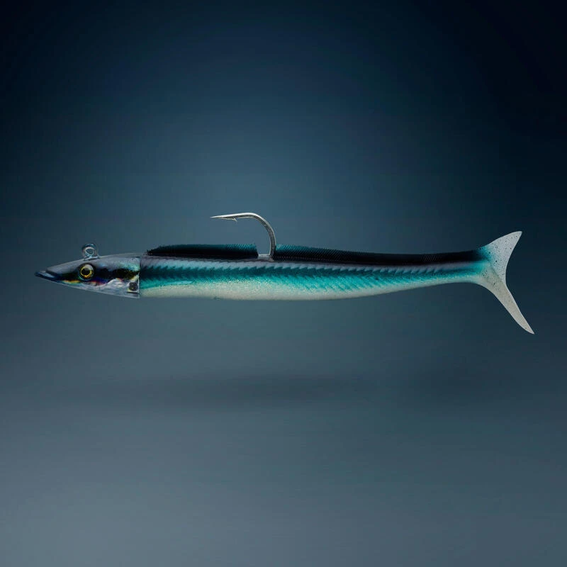 COMBO Leurres Souples Shad Lançon EELO 110 8gr AYU/BLEU â Image 6