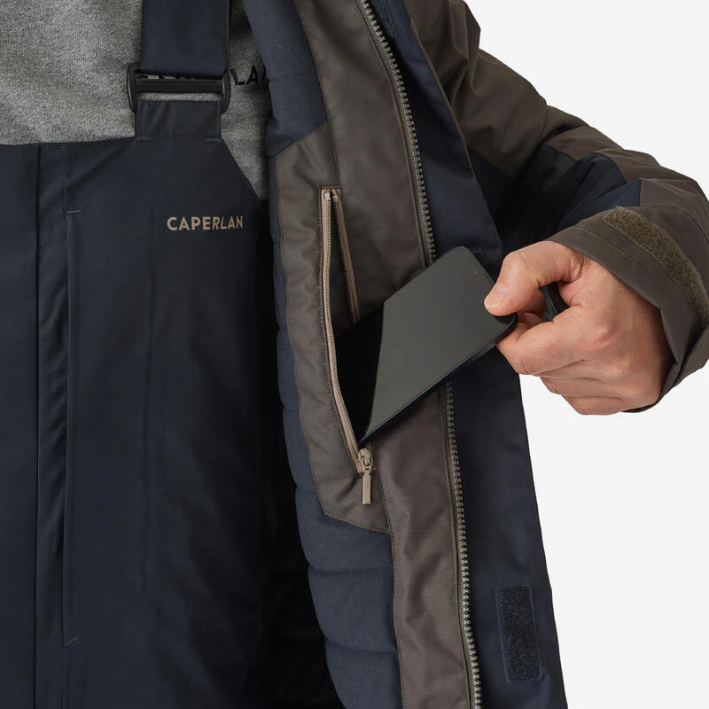 Veste De Pêche Imperméable Chaude Homme - FJ 500 TH Kaki – Image 10